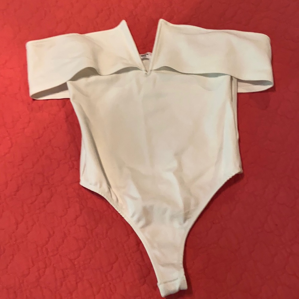 Off the shoulder body suit